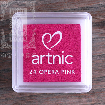 artnic 单方型艺术纸用印台 AS-24 歌剧粉色 Opera Pink