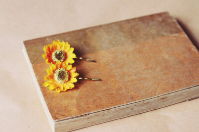 sunflower bobby pins