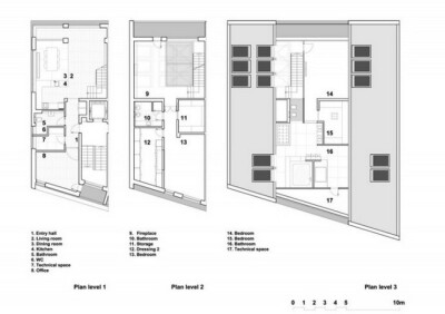 该建筑位于 Cetatuia 街，是一个历史城市的中心，地势比较高让中心城市尽收眼底，该建筑被设计成一个包括6个住宅公寓和2阁楼，使用不同的材料质感和色彩的对比和互动，阁楼与一层之间视窗可直透达到地面，从而使房间…