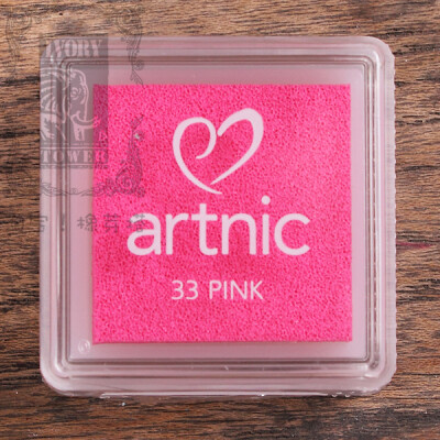 artnic 单方型艺术纸用印台 AS-33 粉色 Pink