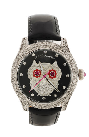 BETSEY johnson Owl Dial Watch 猫头鹰钻钻腕表/手表