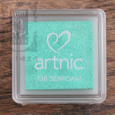 artnic 单方型艺术纸用印台 AS-138 泡沫绿 Seafoam