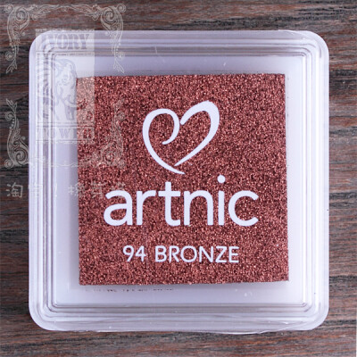 artnic 单方型艺术纸用印台 金属色 AS-94 青铜色 Bronze