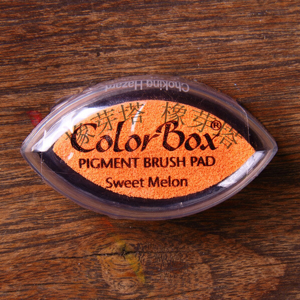 美国ColorBox 单色猫眼颜料印台 Sweet Melon 11208 蜜瓜