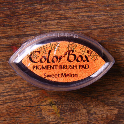 美国ColorBox 单色猫眼颜料印台 Sweet Melon 11208 蜜瓜