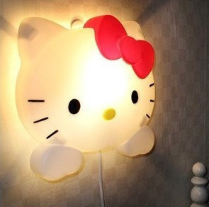 特价!销量过百!Hello Kitty可爱公仔壁灯/装饰灯/大号卡通卧室灯