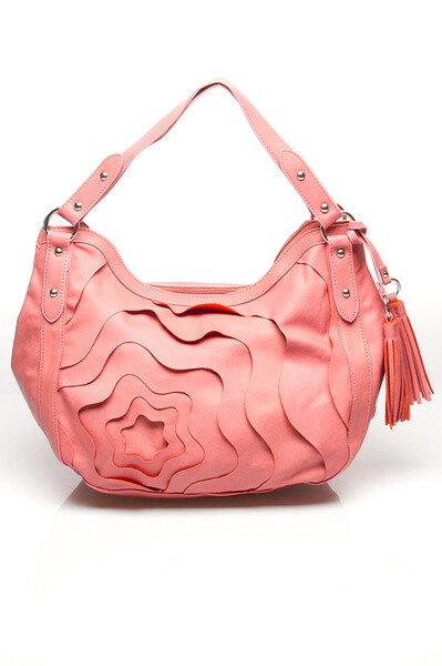 Melie Bianco Leticia Handbag in Salmon