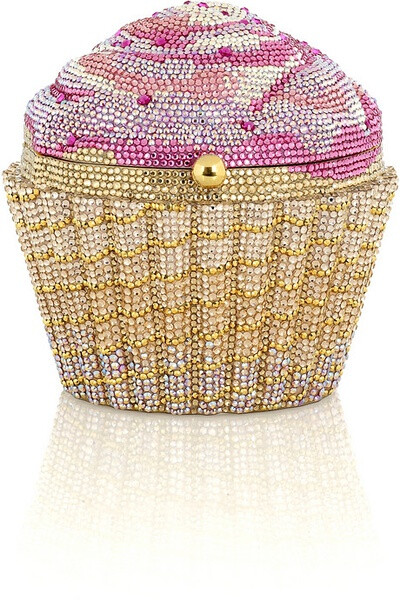 Judith Leiber Cupcake fine-crystal clutch