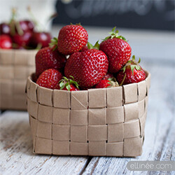 DIY Upcycled Fruit Basket