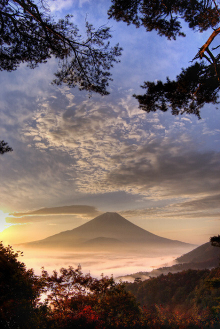 富士山 日出