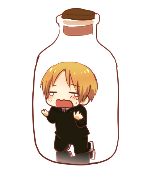 在瓶子里的夏目~~好可爱！