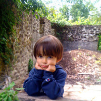 植物爬上破旧的围墙 只为衬托你天使的脸庞