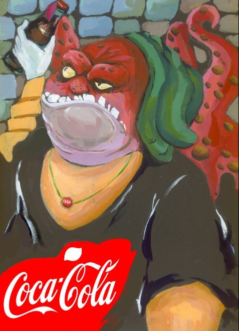 可口可乐咸鱼大翻身