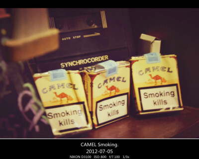  Smoking.... CAMEL