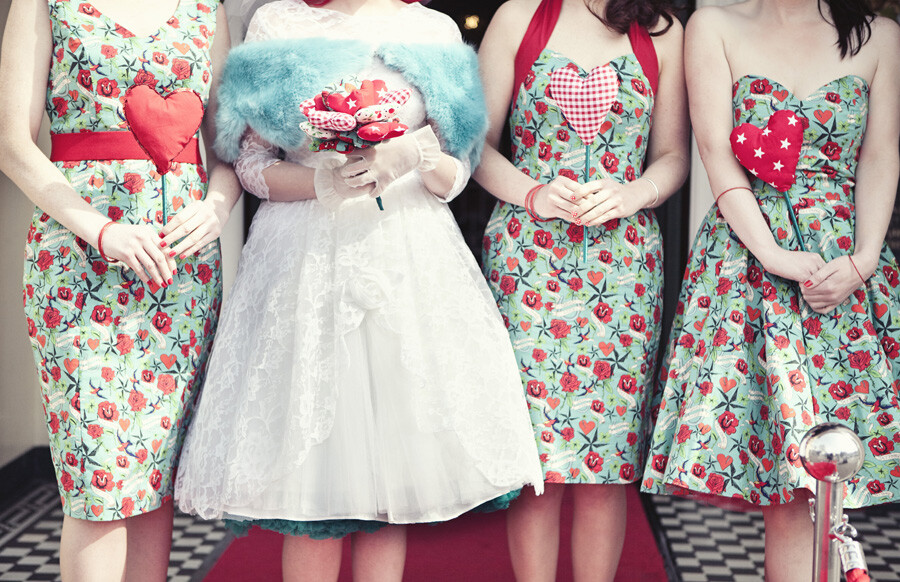 伴娘的花裙子好好看