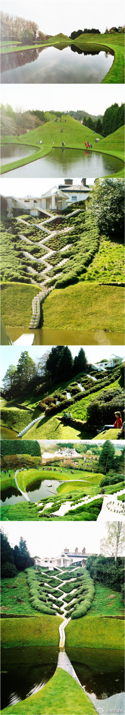 Garden of Cosmic Speculation // 苏格兰“无尽遐想”花园 ,像童话一样，美到令人窒息