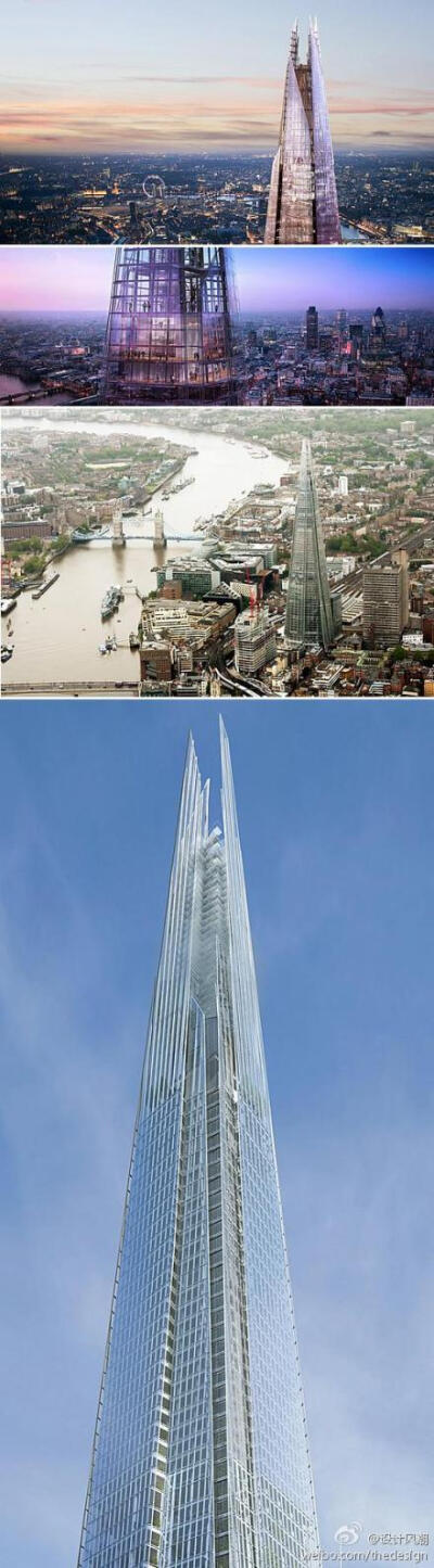 由意大利著名建筑师renzo piano 设计的“the london bridge tower”（伦敦桥大厦），通称“the shard”（碎片大厦）现已正式完工， 并向公众开放。大厦目前是欧洲最高的建筑物，以这座建筑为中心，整个开发项目共200…