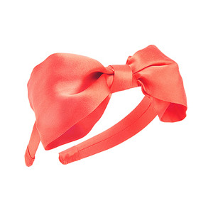 L. Erickson USA Betty Bow Headband - Silk Charmeuse