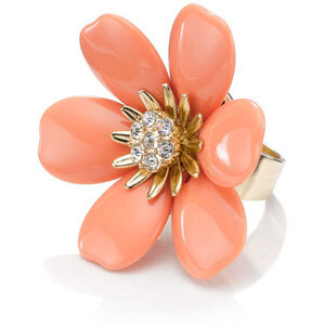 Monsoon | accsrings | Amalfi Coral Flower Ring