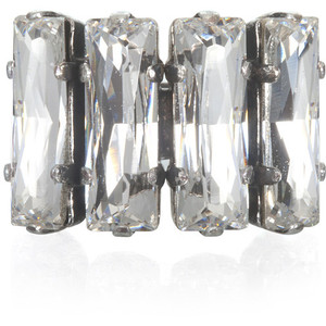 Frangos Clear Crystal Row Ring