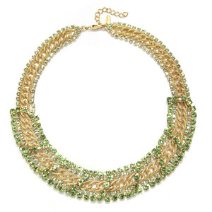 Frangos Green Chain Necklace