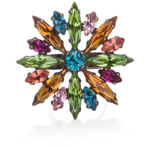 Frangos Multi-Colored Adjustable Star Ring