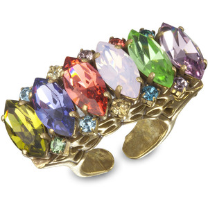 Frangos 6 Marquise Jewel Tone Ring