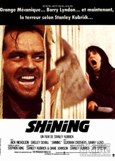 《Shining》 最恐怖的一个是劈门的时候，还有一个就是小男孩骑车小车遇到那对双胞胎，双胞胎对他说“Forever and ever and ever." 卧槽毛都竖起来了好嘛！