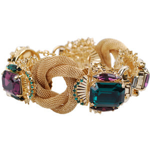 ANTON HEUNIS Gold Knot Multistone Bracelet