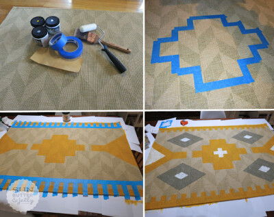 DIY 地毯 工具步骤