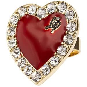 Lipsy Enamel Heart Ring