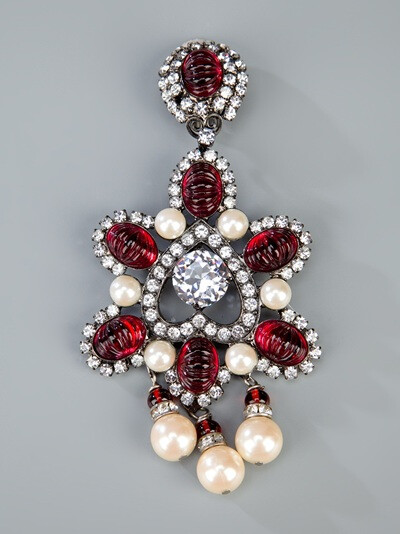 Larry Urba Archive Jewelled Earring - A.N.G.E.L.O Vintage - farfetch.com