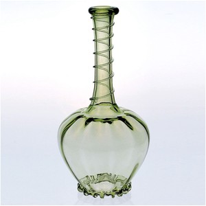 Juliska &quot;Naomi&quot; Green Glass Vase