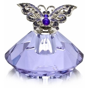 Purple Butterfly Perfume Bottle with Crystals - Personalized Bridesmaid Gifts - Wedding Party Gifts