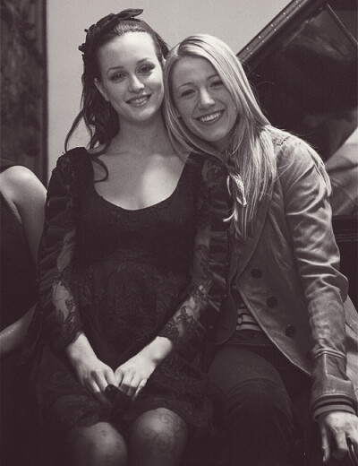 Blake Lively、Leighton Meester、gossip girl、绯闻女孩