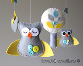 Baby Crib Mobile - Baby Mobile - Owl Mobile