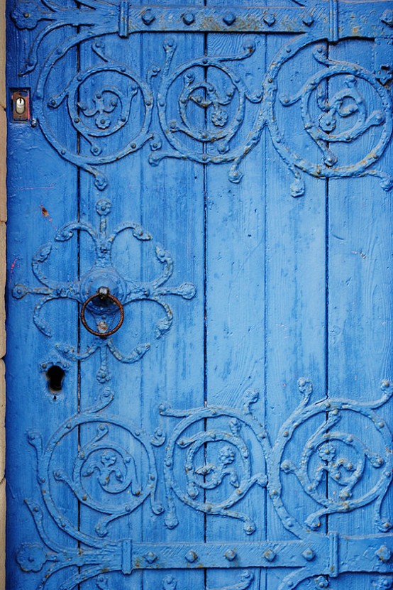 Found in Manchester wooden blue church gate with by IzzyVerena