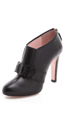 RED Valentino High Heel Booties with Bow