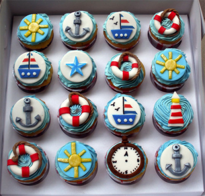 海洋风CUPCAKES