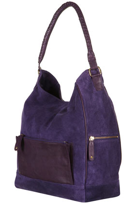 Suede and Leather Work Bag