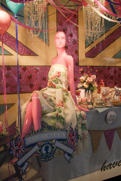 Harrods jubilee windows London