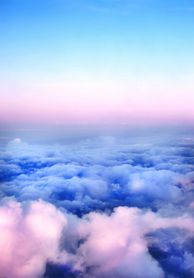 美丽的云海 云朵的海洋 这样会不会太美？