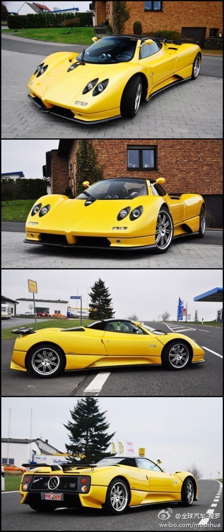 意大利顶级量产手工超跑帕加尼Zonda C12-S Roadster