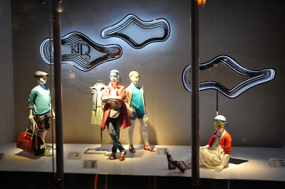 Zara window displays, Budapest