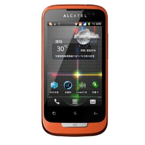 Alcatel 阿尔卡特 OT985 手机(Android2.3 双网双待 3.5英寸电容触屏 活力橙 )