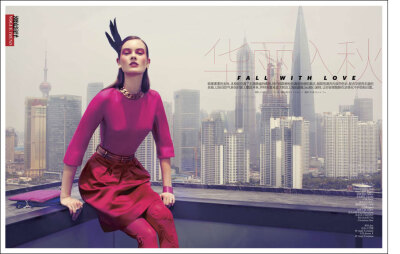 Vogue China August 2012 #monika jac jagaciak#