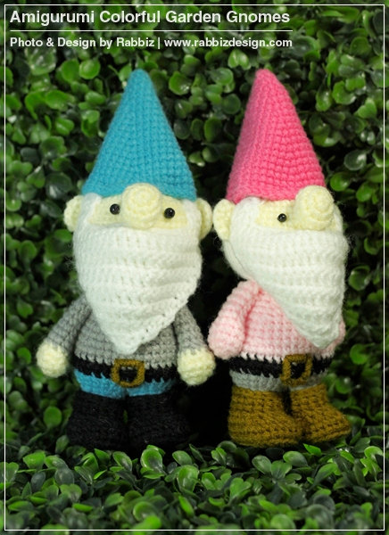 PDF Pattern - The Seven Gnomes (Seven Dwarfs)