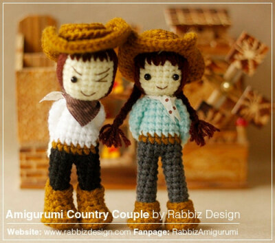 PDF Pattern - Amigurumi Country Couple