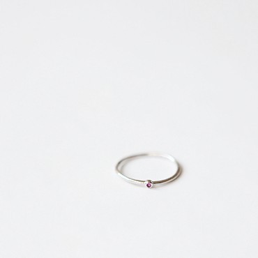 超细线型简约迷你水钻金属戒指环