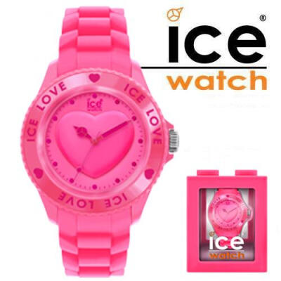 香港正品ice-watch专柜手表ice-love梅粉限量版比利时原装